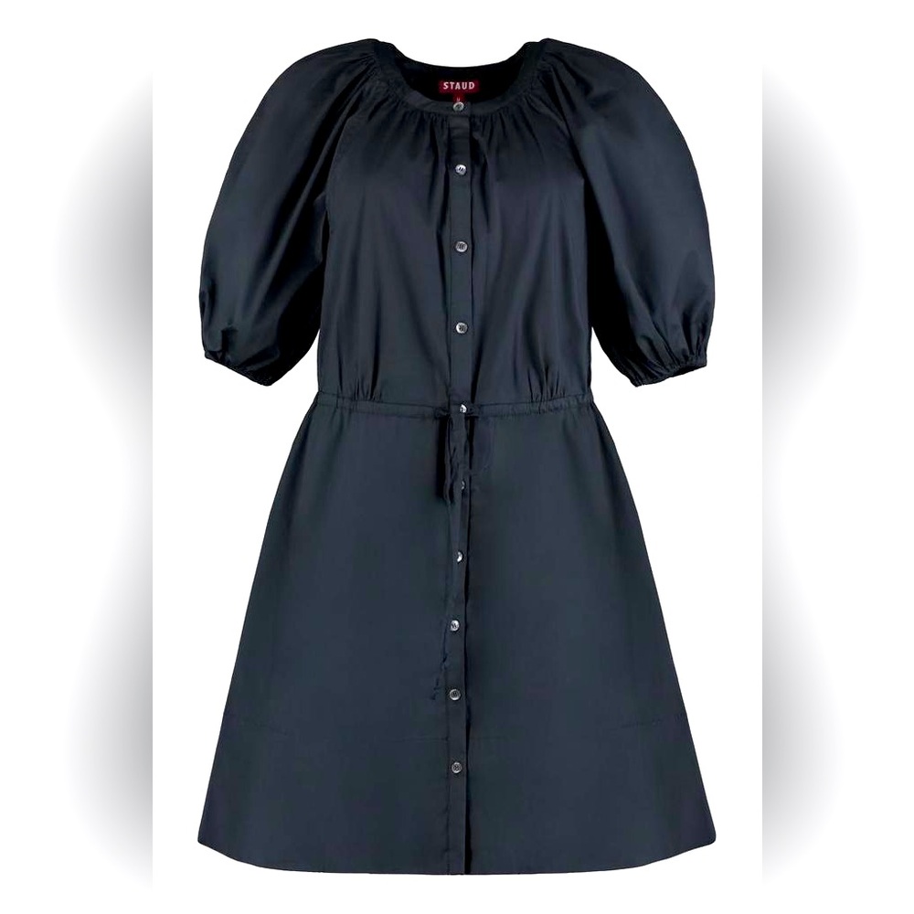 STAUD VINCENZA POPLIN SHIRTDRESS